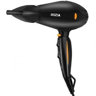 Фен для волос профессиональный с ионизацией Rozia HC-8201 2000 Вт Черный