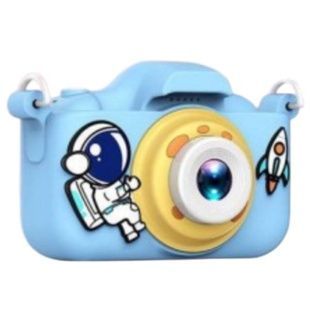 Фотоаппарат цифровой детский с 2" дисплеем IPS | TF,MicroSD, 600mAh, Astronaut X400 Голубой