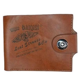 Кошелек мужской из экокожи DAIGIST DAIQISI Leat Strauss&Co Коричневый