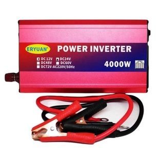 Перетворювач напруги з 12V/24V&rarr;220V 4000W з дисплеєм EY-4000W EYURAN LCD SMART Червоний