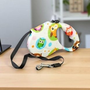 Повідець-рулетка 5м Retractable Dog Leash Тварини
