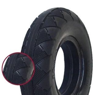 Шина сменная на колесо для самоката 200x50 EL-wheel Черная