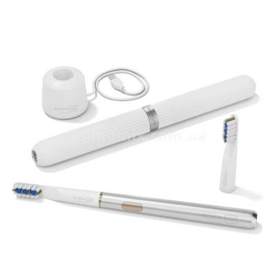 Звуковая зубная щетка отбеливающая Medica+ LUX 10Х Portable (Япония) Металлик 50997
