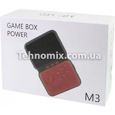Портативна ігрова ретро консоль Game Box Power Sup M3 900 в 1 Червона
