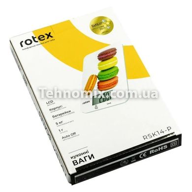 Весы кухонные Rotex RSK14-Р Macarons