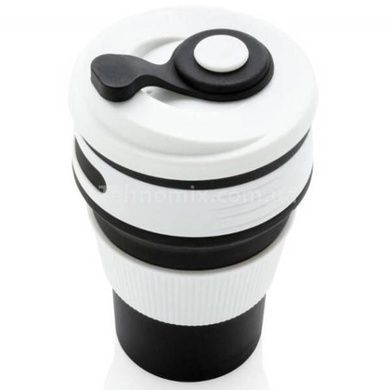 Силиконовый стакан складной Silicon Magic Cup Черный