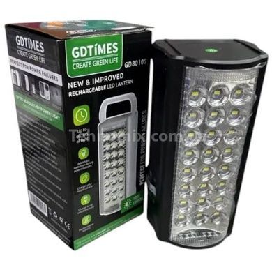 Фонарь аккумуляторный 6В/4Ач GD Liting GD 8010 S Черный