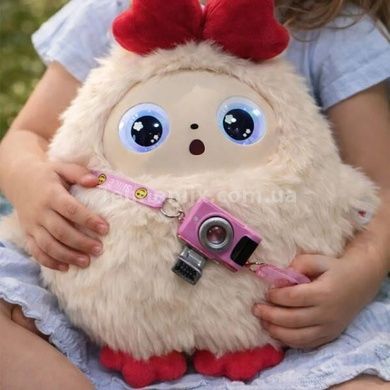 Игрушка мягкая интерактивная с искусственным интеллектом Smart AI Plush Kiki Бежевая