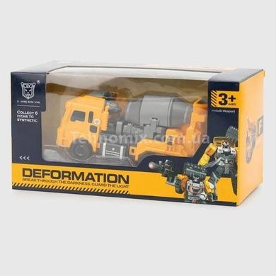 Дитяча Іграшка Трансформер бетонозмішувач Heaven Deformation Robot