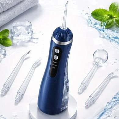 Ирригатор портативный аккумуляторный для полости рта Floss Синий