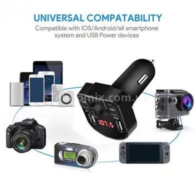 Автомобільний модулятор M9 FM трансмітер Bluetooth MP3 TF card