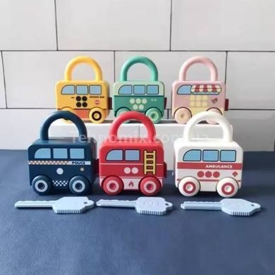 Машинка Замочок з ключем Toy Key 469 Синя