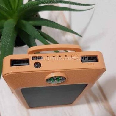 Power bank 50000mAh с солнечной панелью Viaking N2 Коричневый