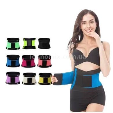 Пояс для похудения Hot Shapers Belt Power Черный с синим р-р XXL