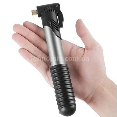 Насос велосипедний mini pump 2121 Сірий