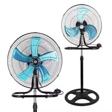 Вентилятор 3в1 напольный, настольный и настенный, 3 скорости Alfarid Fan 18 Stand Fan Черный