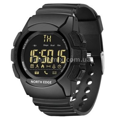 Годинник чоловічий тактичний North Edge Combo 10BAR Black у фірм. коробочці