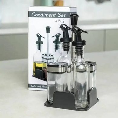 Набор из бутылок для масла и баночек для специй Seasoning Bottle T221-3