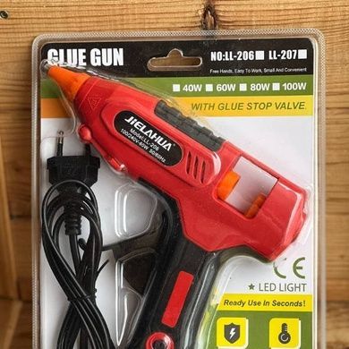 Термоклейовий пістолет glue gun AND 1982 Червоний з чорним