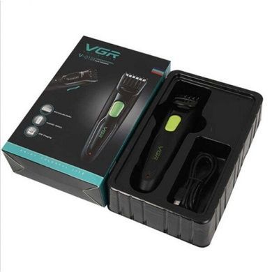 Машинка для стрижки волос VGR V-019 USB Черная