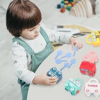 Машинка Замочок з ключем Toy Key 469 Синя