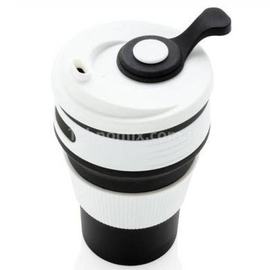 Силиконовый стакан складной Silicon Magic Cup Черный