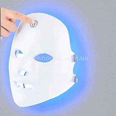 LED-маска 7 режимів світлотерапії Beauty Technology Біла