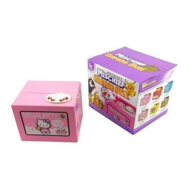 Скарбничка дитяча Злодюжка монет Hello Kitty Piggy Banк Рожева