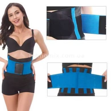 Пояс для похудения Hot Shapers Belt Power Черный с синим р-р XXL
