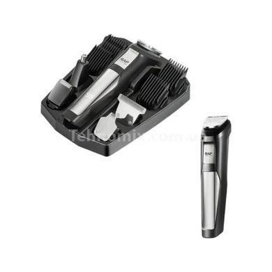 Машинка для стрижки волос со сменными насадками USB R.4020 RAF Черная