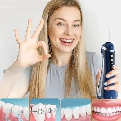 Ирригатор портативный аккумуляторный для полости рта Floss Синий