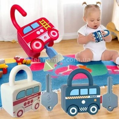 Машинка Замочок з ключем Toy Key 469 Синя
