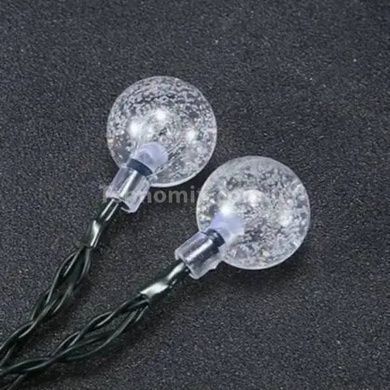 Гирлянда Шарики 100LED теплый желтый SF 63 Черная