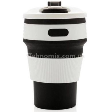 Силиконовый стакан складной Silicon Magic Cup Черный