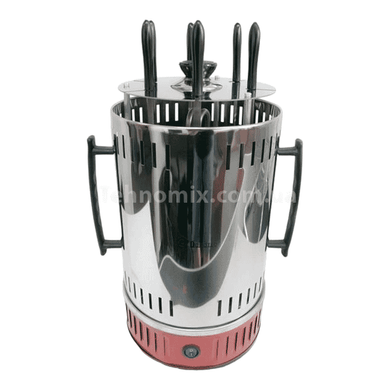 Електрошашличниця вертикальна Domotec BBQ MS-7783 Червона