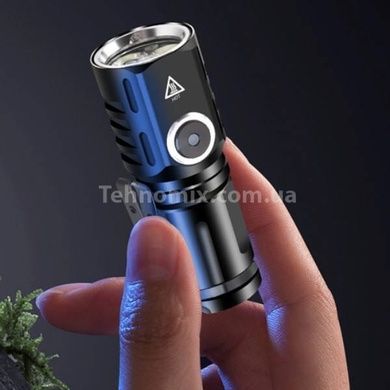 Фонарь ручной аккумуляторный с магнитом 536-3LED Черный