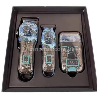 Набор для стрижки VGR V-645 Professional Set Blue Голубой