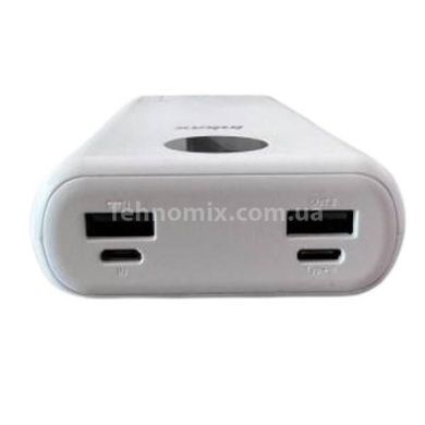 Power bank на два виходи з дисплеєм 20000 mAh INKAX PV-48 Білий
