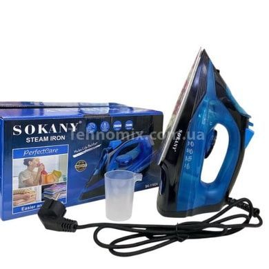 Утюг проводной с керамическим покрытием 2000Вт SOKANY SK-11024 Черный