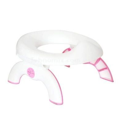Детский дорожный горшок OXO Tot 2в1 Go Potty for Travel Розовый