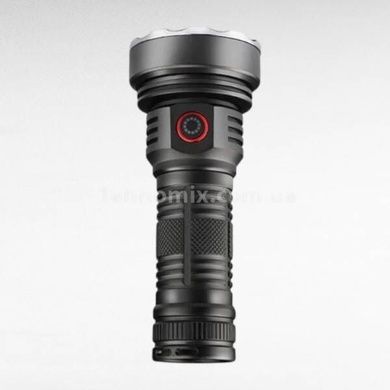 Фонарь ручной аккумуляторный с индикатором заряда 1x18650 W5201-1-19 ULTRA BRIGHT LED Черный