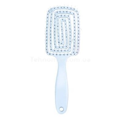 Расческа пластиковая продувная Hollow Comb (Candy-colored) Голубая