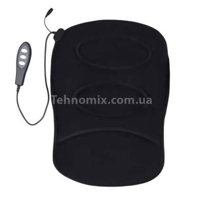 Накидка Міні масажна з підігрівом до автомобіля 12/220V Massage JB-616А LY57 Чорна
