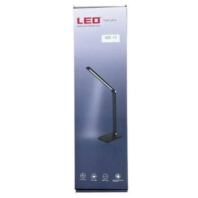 Лампа настольная аккумуляторная LED 622-12 Черная