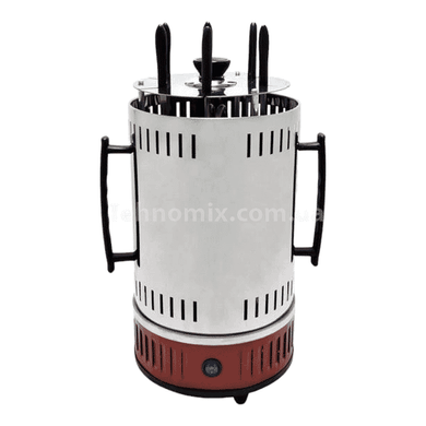 Електрошашличниця вертикальна Domotec BBQ MS-7783 Червона