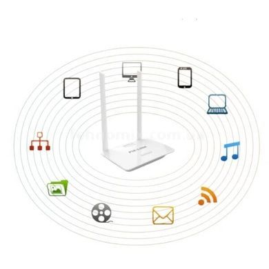Роутер Wi-Fi-маршрутизатор 300 Мбіт/с PIX-LINK WR07 HS-383 802.11n Білий