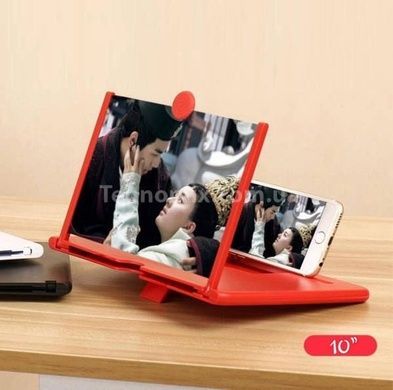 3D Збільшувач екрану 10 дюймів Червоний