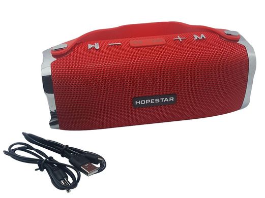 Портативна бездротова Bluetooth колонка Hopestar H24 Червона