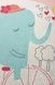 Коврик в детскую комнату Eephant bike bej 140х190см