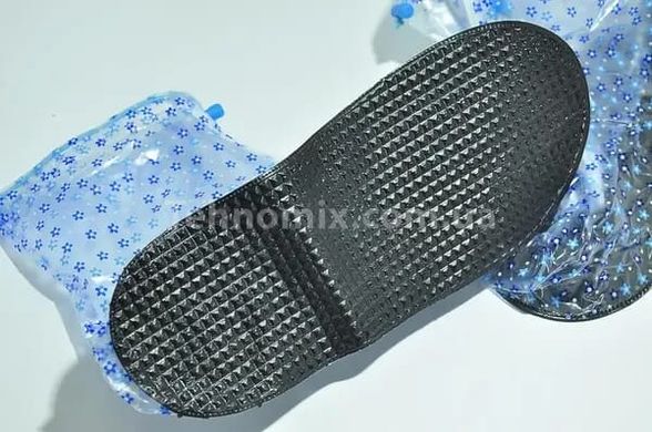 Чехол для обуви от дождя с цветочками размер L